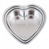 Heart Shape Aluminum 3 in 1 Cake Mould Set of 3